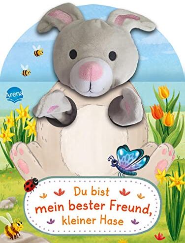 Judith Bär - Du bist mein bester Freund, kleiner Hase. Ein Handpuppenbuch: Ein Pappbilderbuch mit spielbarem Plüschkopf und Ärmchen für Kinder ab 2 Jahren - Preis vom 02.10.2026 23:42:20 h