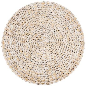 Saro Lifestyle Foil Print Natural Fiber Placemat (Set of 4)