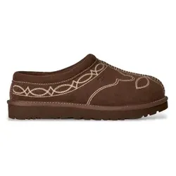 UGG für Damen. 1182251 Braune Tasman Western Lederpantoletten (38), Wohnung, Wildleder, Keine, Heimtextilien