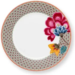 PIP Studio Blooming Tales Khaki Frühstücksteller 21cm, Teller, Braun