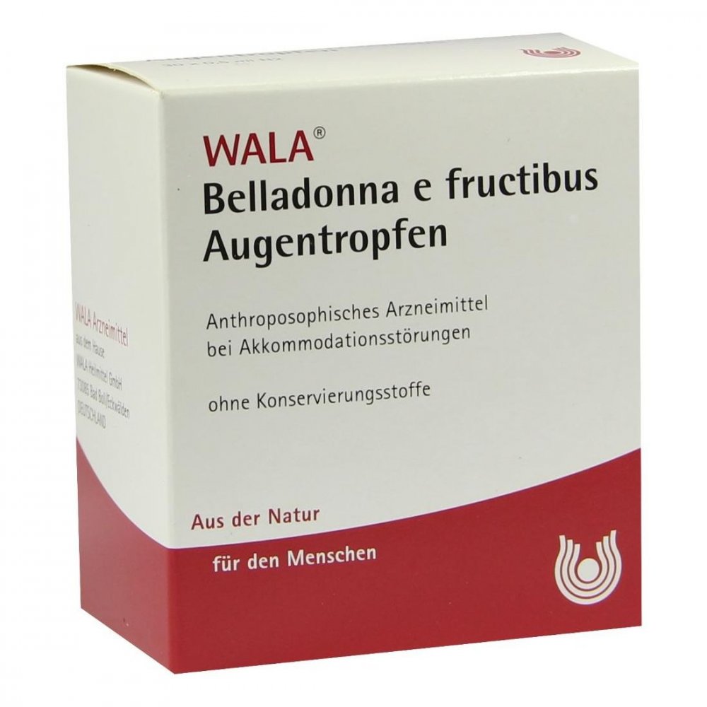 WALA Heilmittel GmbH Belladonna E Fructibus Augentropfen 01447884