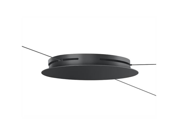 Baldachin Bankamp Globe schwarz D 30 cm für 1-3 Pendel - Material: Aluminium/Stahl