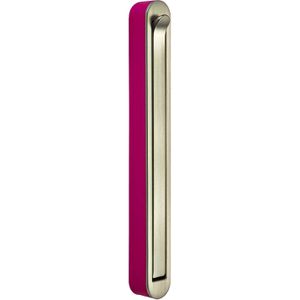 SO-TECH Garderobenhaken Harz, 120814, edelstahloptik / pink, Einzelhaken aus Metall, klappbar