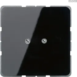Jung CD561BSW Blind-Abdeckung mit Tragring verschraubt schwarz