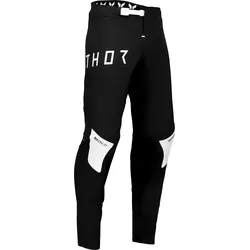 Thor Sportmode Strike, Textilhose - Schwarz/Weiß - 34