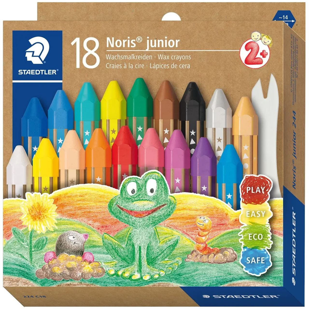 STAEDTLER Wachsmalkreide Noris junior 18er-Set retail