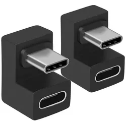 Equip USB-C U-Stecker Adapter, 10 Gbps, PD 100W, 2er-Pack