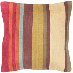 IB Laursen Kissenbezug multigestreift, 50 x 50 cm, rot