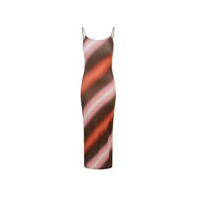 A-Linien-Kleid CLOUD 5IVE "CLOUD 5IVE Maxi Dress", Damen, Gr. M, US-Größen, ohne Ärmel, bunt (multicolor), 95% Polyester, 5% Elasthan, normal, Kleider