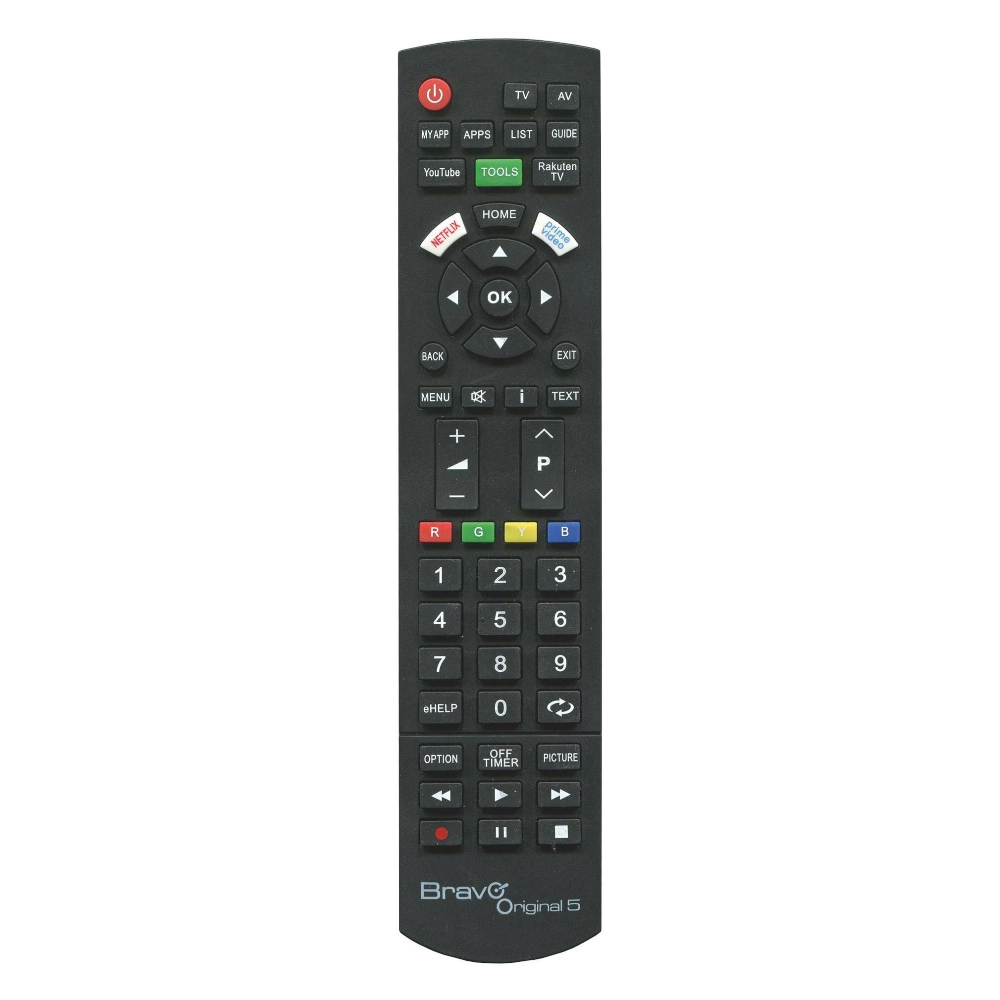 Bravo ORIGINAL 5 (PANASONIC) (Gerätespezifische Fernbedienung, Infrarot) (90202051)