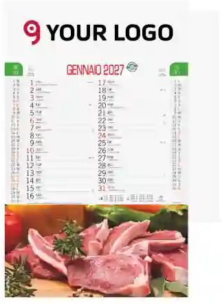 Calendario Carne Personalizzate o neutre