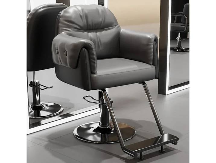 Design élégant chaise De barbier professionnel luxe esthétique moderne chaise De Salon hauteur moderne Sillas De Barberia Salon De coiffure