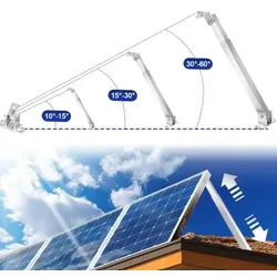 Flexibles Montagesystem für 2 Solarmodule 400mm