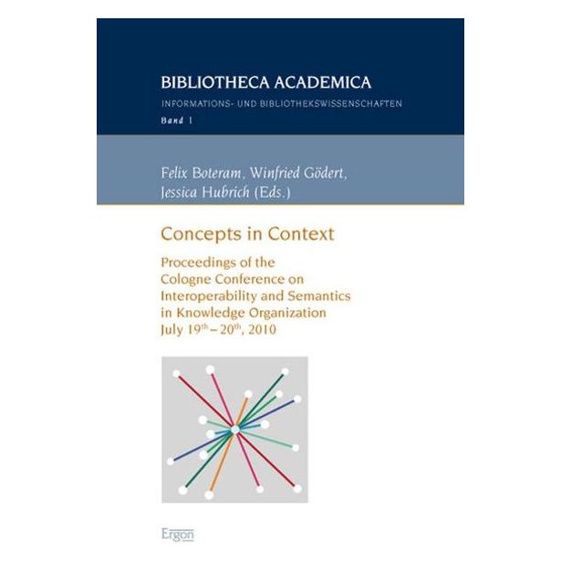 Ergon Concepts in Context (Englisch, Softcover, Felix Boteram, Jessica Hubrich, Winfried Gödert) (55422501)