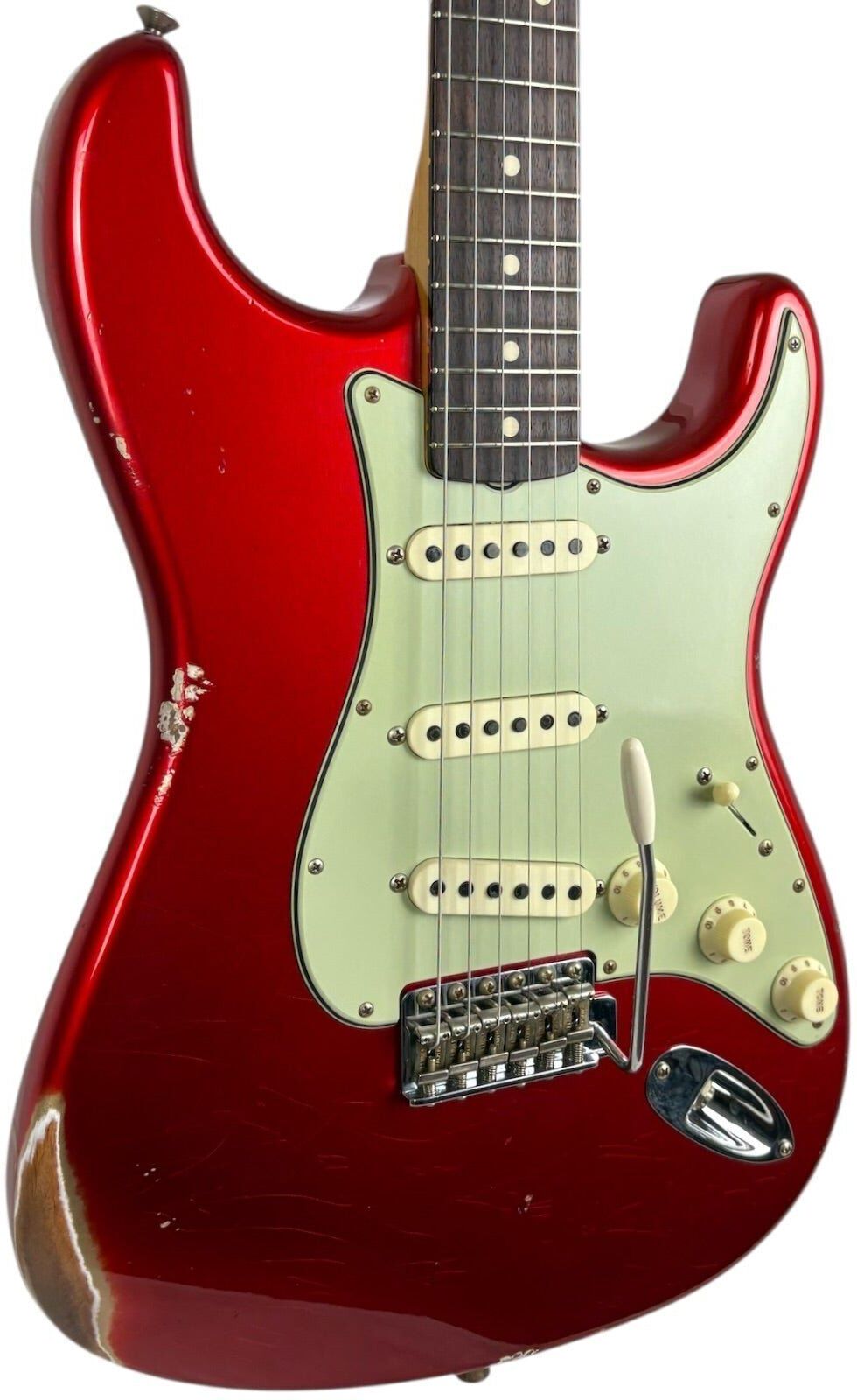 Fender Custom Shop ’63 Stratocaster Relic MBD 2023 - Candy Apple Red   Candy Apple Red - Refurbished
