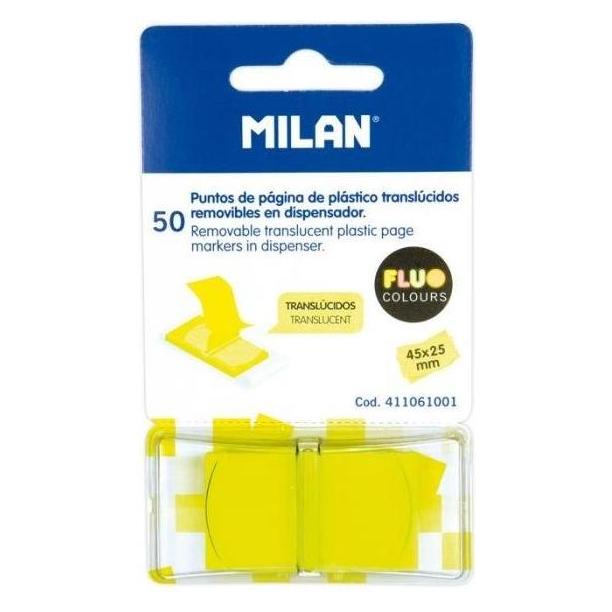 Milan Fluogelbe Registerreiter 50 Stück (42832851)