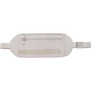 Samsonite Bauchtasche TA Revolution Money Belt, aus rPET, hellgrau, 0,5 Liter, RFID Schutz, Breite 29cm, 2 Fächer