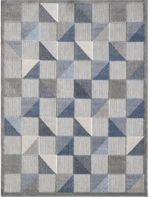 Domani Napa Geometric Ombre Indoor/ Outdoor Rug