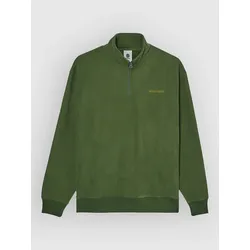 Element Lowcase Corduroy Half-Zip Fleece Pullover bronze green Gr. M