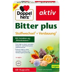 DOPPELHERZ Bitter plus Kapseln 60 St
