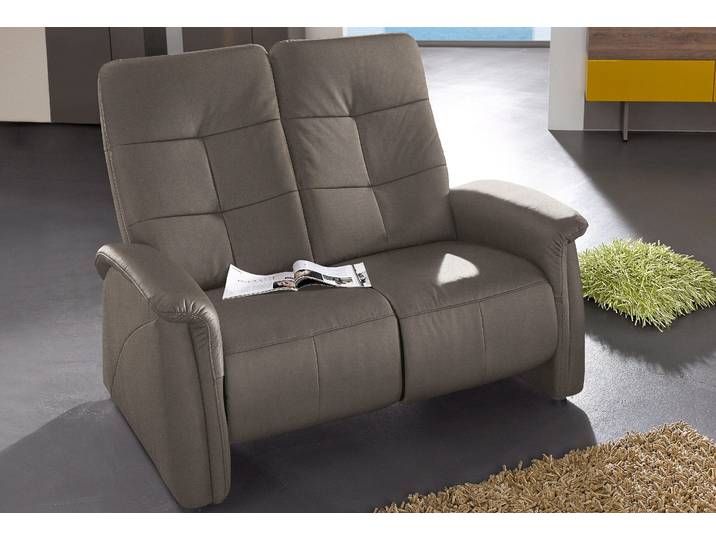 exxpo - sofa fashion Tivoli, Kinosofa, bequem und komfortabel durch die Relaxfunktion (2-sitzig), schmale Armlehnen, hohe Rückenlehne