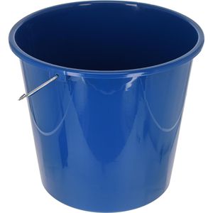 Peggy-Perfect Putzeimer Haushaltseimer, 10 Liter, rund, aus Kunststoff, blau