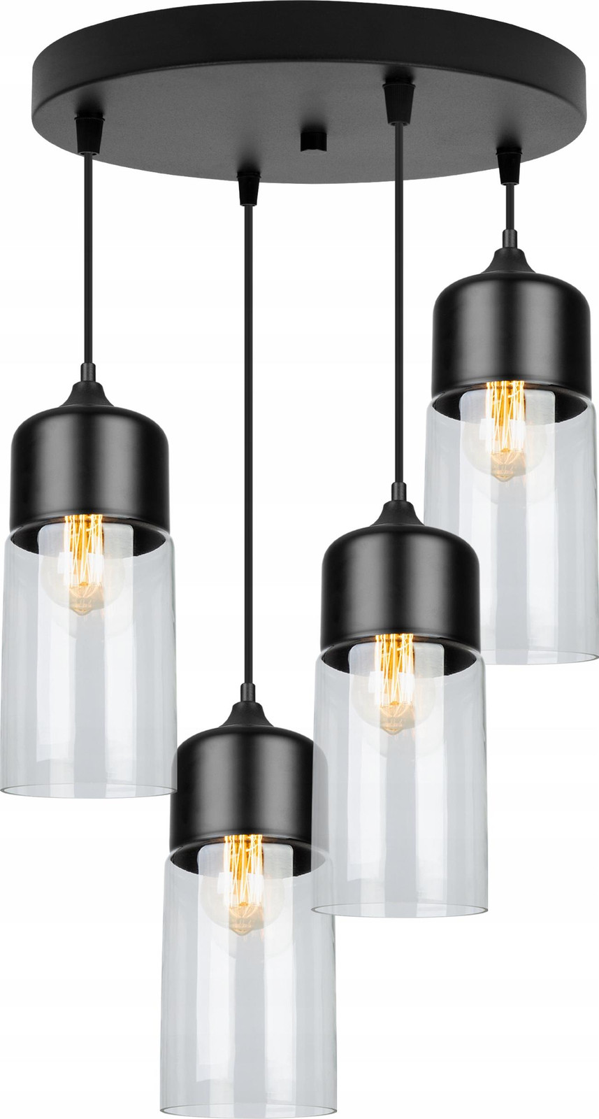 LightHome LED Hanglamp met glazen kap