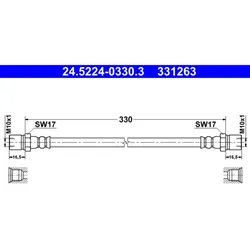 Bremsschlauch ATE 24.5224-0330.3 für Ferrari Testarossa 400 I Mondial