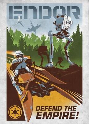 Inspired Finds Galactic Retro Propaganda Canvas Poster Space Movie Wall Art vintage War Propaganda 7.87x11.81 In