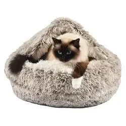 Croci Kattenmand Iglo Gemeleerd Beige / Wit (Katze), Hundebett + Katzenbett