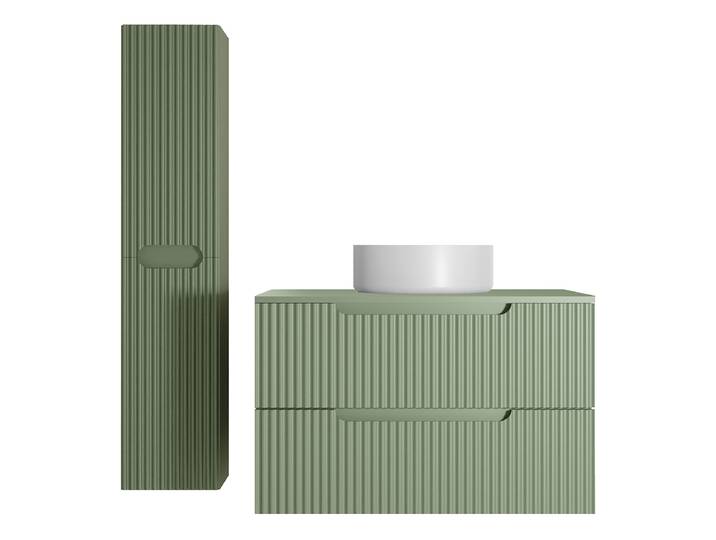 Badset COLORIA Typ E 2-teilig 102 x 120 x 46cm Grün/Olivgrün