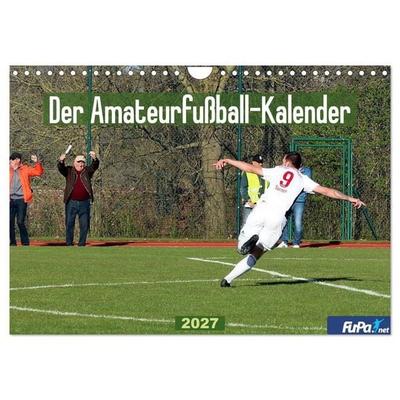 Der Amateurfußball-Kalender (Wandkalender 2027 DIN A4 quer), CALVENDO Monatskalender