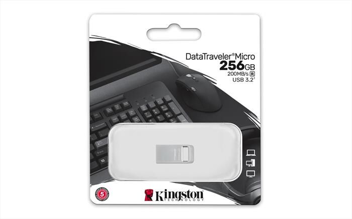 Kingston Memoria 256 Gb Dtmc3g2/256gb-silver