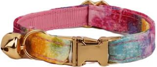 Inspire Picks Bella Bow Personalized Cat Collar With Adjustable Safety Buckle bow Tie Collar(02) l For Neck 20 32cm