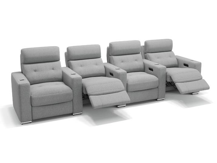Stoff 4-Sitzer Couch MATERA Relaxcouch