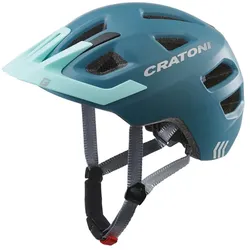 Fahrradhelm Cratoni Maxster Pro (Kid) steel/blau matt, Gr. S/M (51-56cm)