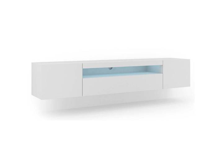 Petits-meubles Tv-Möbel Aurus Weiß, 200x36x37 cm, Wohnzimmer, TV Möbel, TV-Ständer