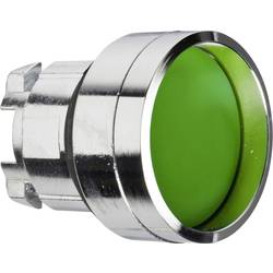 Schneider Electric ZB4BA36 ZB4BA36 Frontelement für Drucktaster rückstellbar (Ø) 22 mm unbeschriftet Chrom, Grün 1 St.