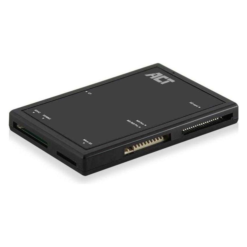 ACT USB 3.2 card reader, SD/micro SD/SDHC, black (USB 3.0, USB 3.1) (AC6370)