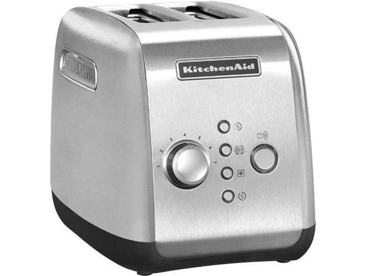 KitchenAid Toaster 5KMT221ESX Edelstahl, 2 kurze Schlitze, für 2 Scheiben, 1100 W