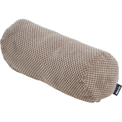 Nackenrolle DONE. "EIRA", beige (taupe), B:50cm H:22cm L:50cm, Polyester, Funktionskissen, Nackenrolle, Weicher Webstoff