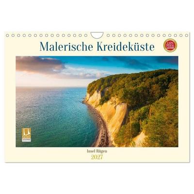 Insel Rügen - Malerische Kreideküste (Wandkalender 2027 DIN A4 quer), CALVENDO Monatskalender