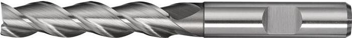 Nordwest Bohrbreekfrees DIN 844 type W, 5 mm, HSS-Co8, DIN 1835 B, 3 sneden, lange uitvoering