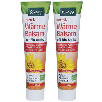 Kneipp Intensiv Wärme Balsam mit Bio-Arnika 2x 2x100 ml