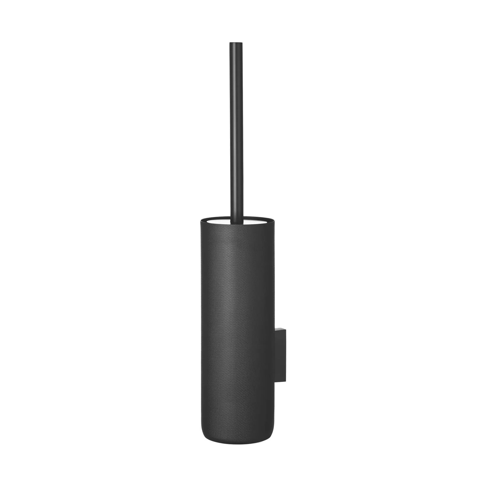 Blomus Modo Rof wandbevestigde toiletborstel Zwart, Ø8,5 x 49 cm
