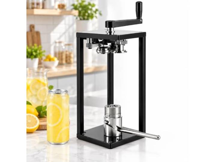 Manuelle Dosenverschließmaschine, 55 Mm Breite Flaschenversiegelungswerkzeug For 250 Ml, 330 Ml, 500 Ml Becher Und Getränkeflaschen