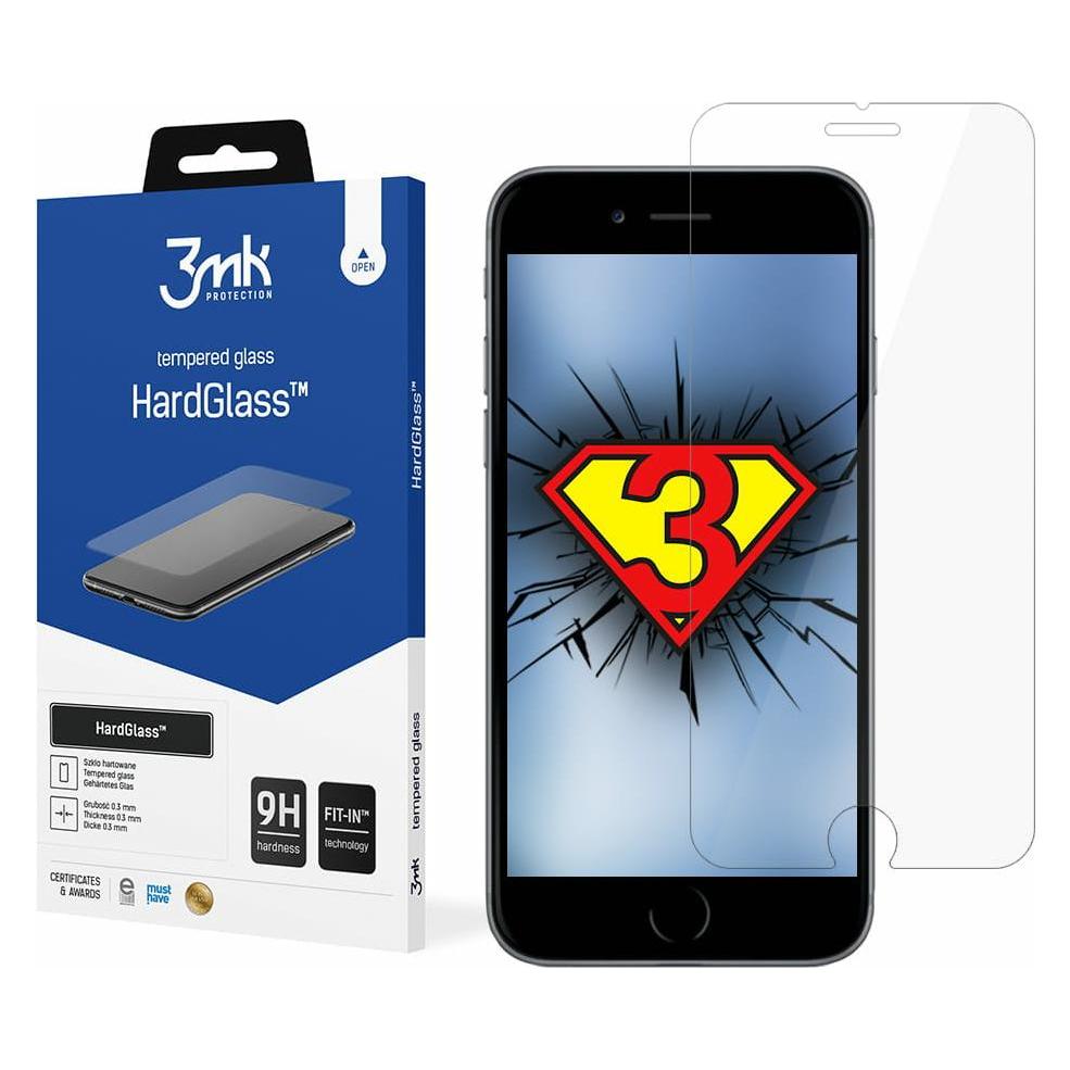 3MK iPhone 7 / 8 / SE2022 HardGlass 0.33mm (1 Stk., Apple iPhone 7, Apple iPhone 8) (5901571184760)