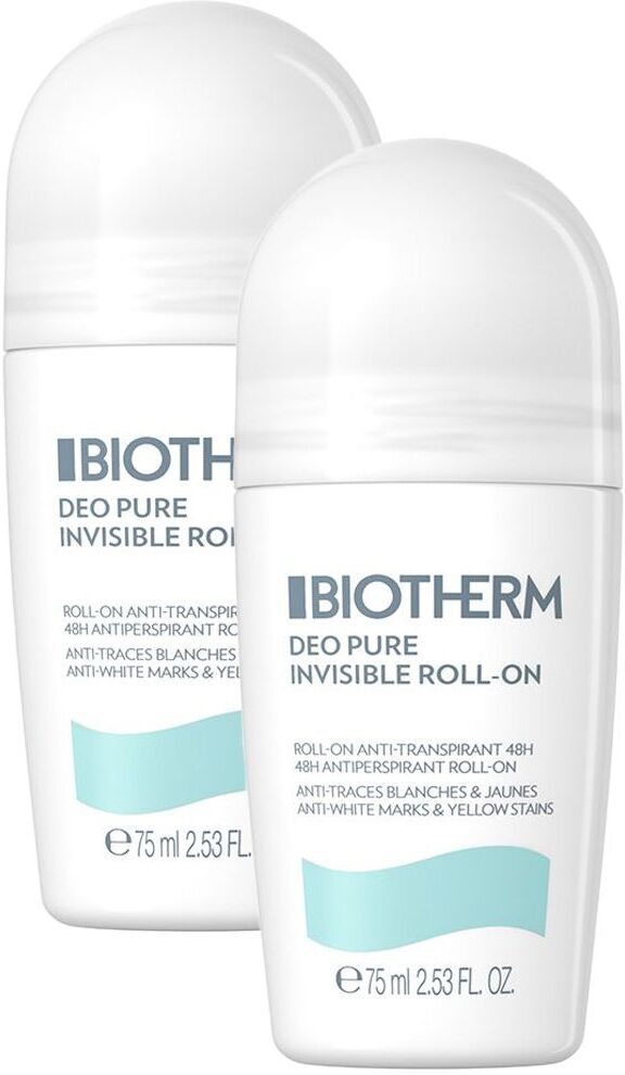 Biotherm Deo Pure Invisible 48h Roll-on Doppelpack 2x75 ml Stifte