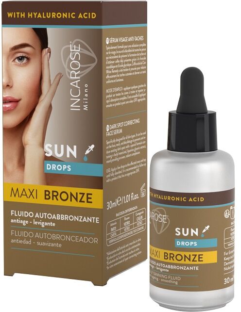 Incarose Maxi Bronze Sun Drops Fluido Autoabbronzante