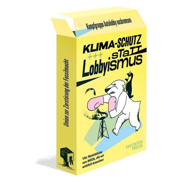 Favoritenpresse Notizblock-Set - Klimaschutz statt Lobb (72129647)